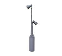 Elstead Lighting Beta Double Head Post Spotlight - Matt Silver