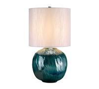 Elstead Lighting Blue Globe 1Lt Table Lamp Wired 1X60W E27 220-240V 50Hz
