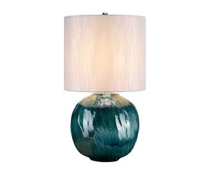 Elstead Lighting Blue Globe 1Lt Table Lamp Wired 1X60W E27 220-240V 50Hz