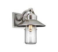 Elstead Lighting Boynton 1 Light Large Wall Lantern - Painted Brushed Steel