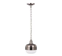 Elstead Lighting Cadence 1 Light Mini Pendant - Polished Nickel/brushed Steel