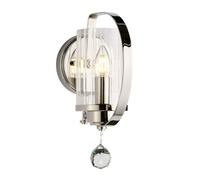 Elstead Lighting Cassie 1 Light Wall Light - Polished Nickel Plated