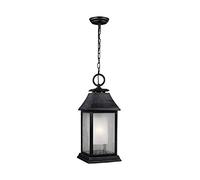 Elstead Lighting Chain Lantern, Dark Weathered Zinc