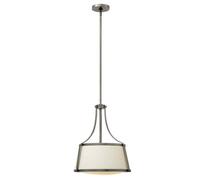 Elstead Lighting Charlotte 3 Light Pendant - Antique Nickel