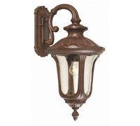 Elstead Lighting Chicago 1 Light Medium Down Wall Lantern - Rusty Bronze Patina