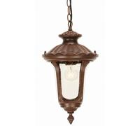 Elstead Lighting Chicago 1 Light Small Chain Lantern - Rusty Bronze Patina