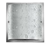 Daphne 1 Light Bathroom Wall Light Polished Chrome IP44 G9 Netlighting Grey One Size