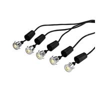 Elstead Lighting Derwent 5 X Deck/garden Light With 6M Cable And 12V Transformer - Anodised Aluminium