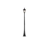 Elstead Lighting Elstead Cleveland Single Light Lamp Post in Weathered Bronze with Clear Seeded Glass