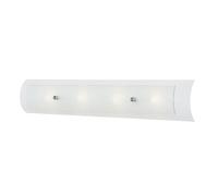 Elstead Lighting Elstead Duet 4 LED Bathroom Wall Light in Polished Chrome Finish with Glass