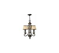 Plymouth Multi Arm Chandelier 3 Light Olde Bronze Finish, E14 - Olde Bronze