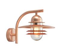 Elstead Lighting Elstead Oslo Outdoor Single Light Wall Fitting In Copper Finish