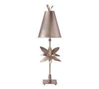 Elstead Lighting Flambeau Azalea 1Lt Table Lamp Finish: Silver Leaf Wired: 1X60W E27 220-240V 50Hz