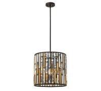 Luminosa Lighting Elstead Gemma 3 Light Ceiling Pendant Vintage Bronze, E14