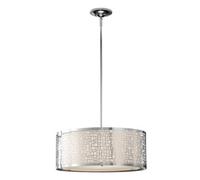 Feiss Joplin 3 Light Large Pendant, Silver