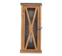 Elstead Lighting Lumiere 1 Light Rectangle Wall Light - Natural Oak