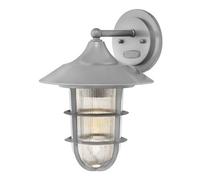 Elstead Lighting Marina 1 Light Medium Wall Lantern - Silver