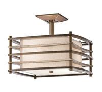 Elstead Lighting Moxie 2 Light Semi-Flush - Cambridge Bronze