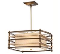 Elstead Lighting Moxie 2 Light Small Pendant - Cambridge Bronze