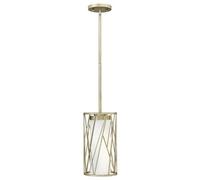 Elstead Lighting Nest 4 Light Pendant Chandelier - Silver Leaf