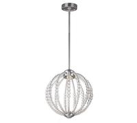 Elstead Lighting Oberlin Small Led Pendant - Satin Nickel