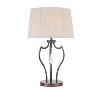 Elstead Lighting Pimlico 1Lt Table Lamp Finish: Dark Bronze Wired: 1X60W E27 220-240V 50Hz, Shade Included