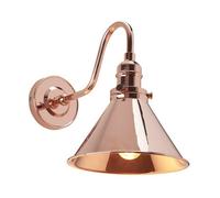 Luminosa Lighting Elstead Provence 1 Light Indoor Dome Wall Lamp Polished Copper, E27