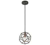 Luminosa Lighting Elstead Rocklyn 1 Light Mini Spherical Ceiling Pendant Light Steel, E27