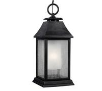 Elstead Lighting Shepherd 1 Light Large Chain Lantern - Dark Weathered Zinc
