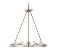 Quoizel Theater Row 6 Light Chandelier Imperial Silver