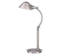 Thompson LED 7 Light Desk Lamp Brushed Nickel Netlighting Grey One Size