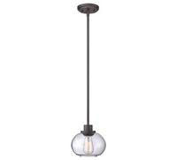 Elstead Lighting Trilogy 1 Light Pendant - Old Bronze