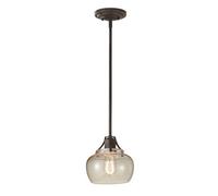 Feiss Urban Renewal 1 Light Mini Pendant Rustic Iron