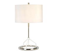 Luminosa Lighting Luminosa Vicenza Table Lamp - Dark Grey Polished Nickel, E27