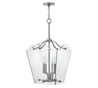 Elstead Lighting Wingate 4 Light Medium Pendant - Polished Antique Nickel