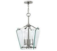 Elstead Lighting Wingate 4 Light Small Pendant - Polished Antique Nickel