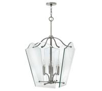 Elstead Lighting Wingate 6 Light Large Pendant - Polished Antique Nickel