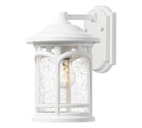Elstead Lighting Elstead Quoizel Marblehead Single Light Outdoor Wall Fitting in White Finish