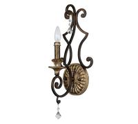 Luminosa Lighting Elstead Marquette 1 Light Indoor Candle Wall Light Antique Bronze, E14