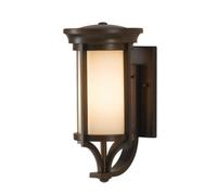 Elstead Lighting Elstead Merrill Single Light Small Wall Lantern in Heritage Bronze Finish (Outdoor)
