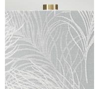 Elstead Milo fabric table lamp antique brass/blue