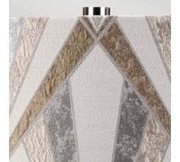 Elstead Milo table lamp, nickel-white/silver