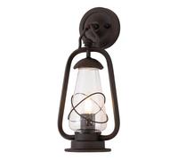 Luminosa Lighting Elstead Miners 1 Light Outdoor Wall Lantern Light Old Bronze Ip44, E14