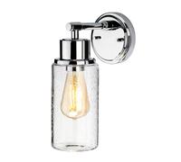 Elstead Morvah bathroom wall light, polished chrome