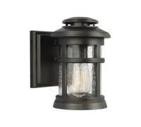 Elstead Newport Outdoor 1 Light Wall Lantern, Antique Bronze, Ip44, E27