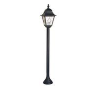 Elstead Lighting Norfolk 1 Light Outdoor Bollard Lantern Black IP43, E27