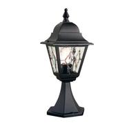 Elstead Lighting Elstead Norfolk Single Light External Wall Pedestal Lantern in a Black Finish