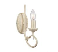 Elstead Olivia 1 Light Indoor Candle Wall Light Gold, Ivory, E14