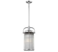 Paulson 3 Light Ceiling Pendant Light Chrome IP44 G9 Netlighting Grey One Size