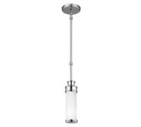 Payne 1 Light Mini Ceiling Pendant Light Polished Chrome IP44 G9 Netlighting Grey One Size